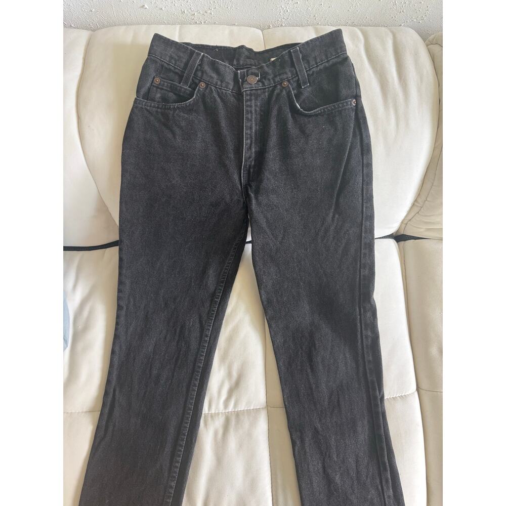 Vintage Levi’s 505 Student Fit Black Jeans – W27 L30 – Made in USA